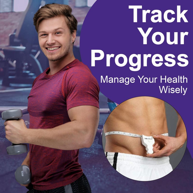 MyoTape Vinyl Body Measuring Tape - One Handed Use with Push Button Retraction - Measure Any Body Part - Image 3
